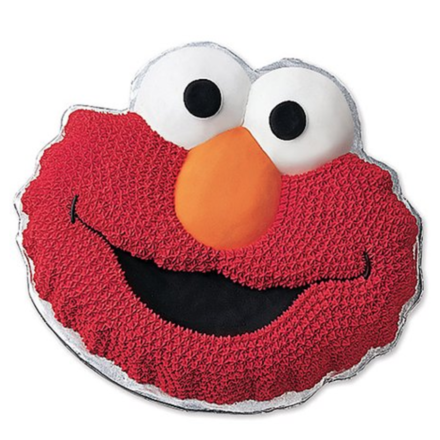 Elmo Face Cake