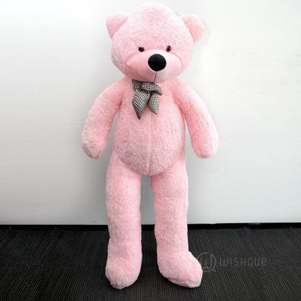 Giant Life Size Teddy Bear In Pink (5 Feet)