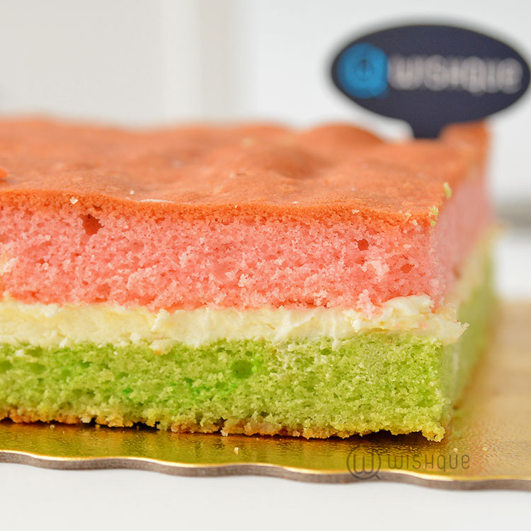 Ribbon Cake With Single Icing Layer Wishque Sri Lanka's Premium