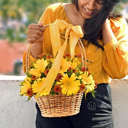 Angel Wishes Flower Bucket