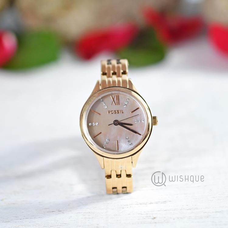 Fossil BQ3333 Suitor Mini Rose Gold 