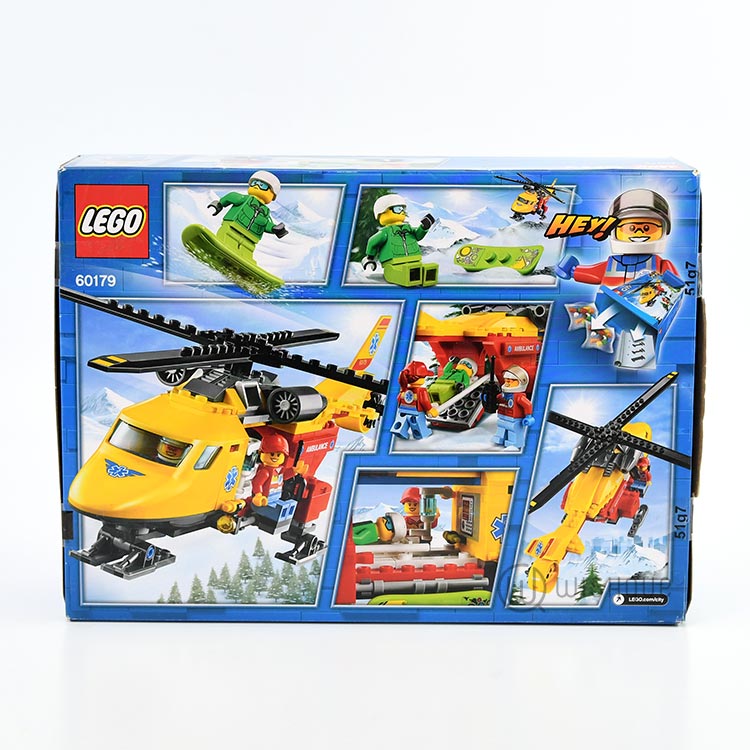lego ambulance helicopter 60179