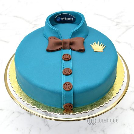 Evening Suit Ribbon Cake