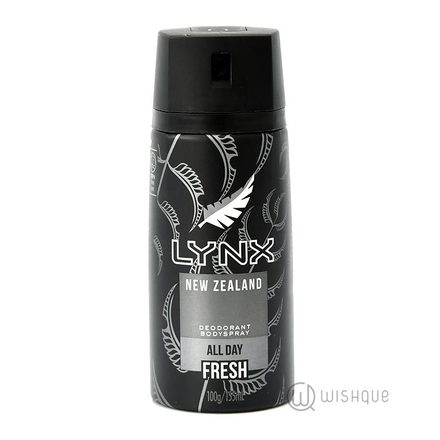 Lynx Body Spray NewZealand All Day Fresh 155ml