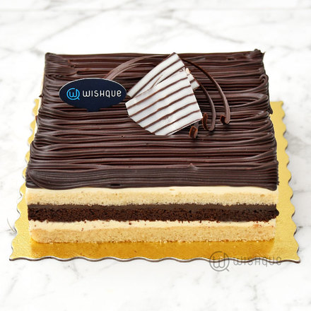 Chocolate Vanilla Birthday Cake