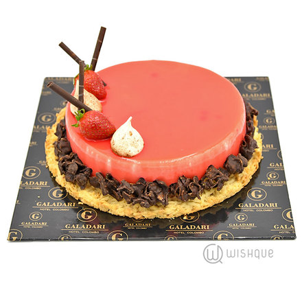 Creamy Raspberry Belgium Torte Cake