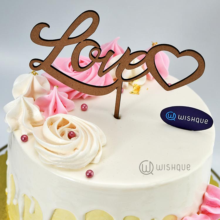 Love Heart Cake Topper Wishque Sri Lanka's Premium