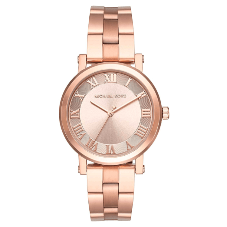 Michael Kors Women's Norie Rose Goldtone ThreeHand Watch MK3561