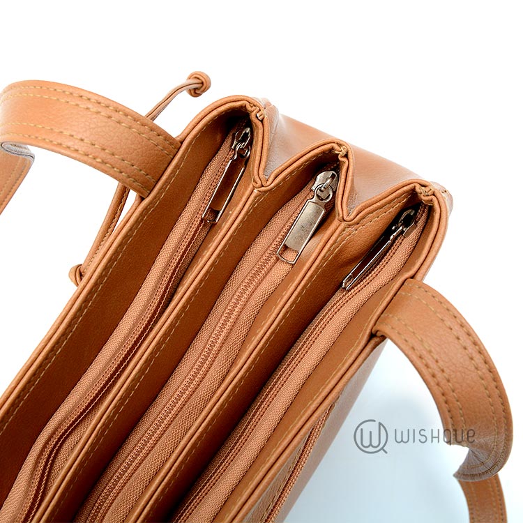 Mocha Brown Baguette Shoulder Bag Wishque Sri Lanka's Premium