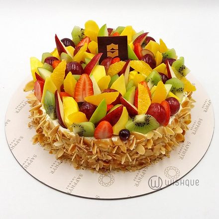 Exotic Fruit Vanilla Sponge Cake