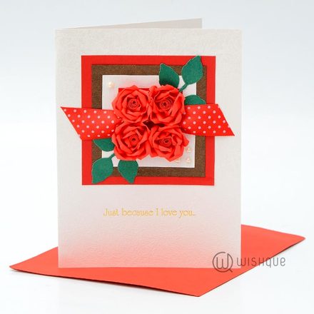 Red Romance Greeting Card