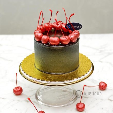 Cherry On The Mini Chocolate Cake