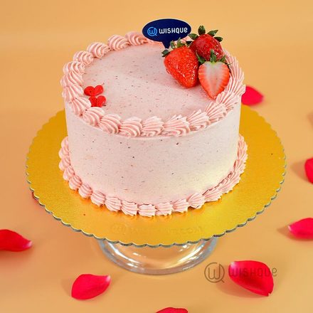 Love Berry Fiesta Fresh Strawberry Ribbon Cake