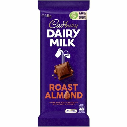 Cadbury Dairy Milk Roast Almond 180g