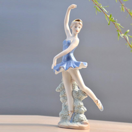 Ballet Dancer Porcelain Lady Figurine