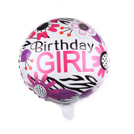 Birthday Girl Foil Balloon