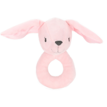 Plush Rabbit Ring Rattle