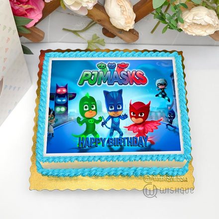 Pj Masks Edible Print Cake 1.5Kg
