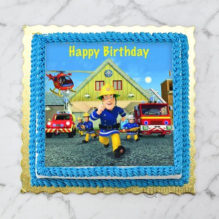 Fireman Sam Edible Print Cake 1Kg