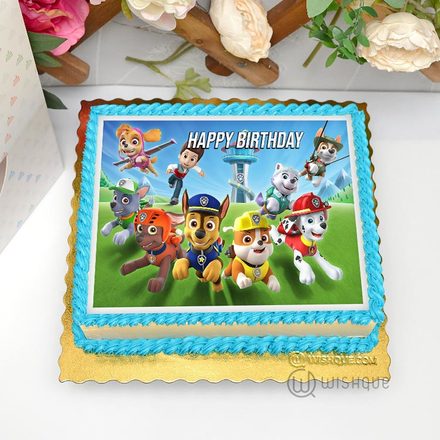 Paw Patrol Edible Print Cake 1.5Kg