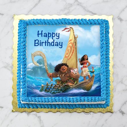 Moana Edible Print Cake 1Kg