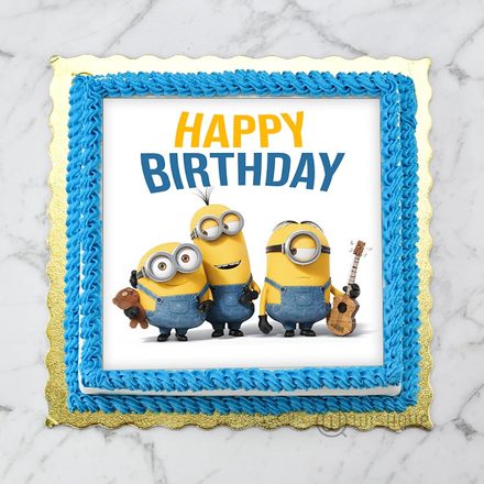 Minions The Musical Edible Print Cake 1Kg