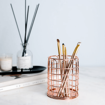 European Style Pen Holder- Rose Gold