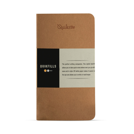 Quikfill Pennline Ruled Pack Of 2 - Beige