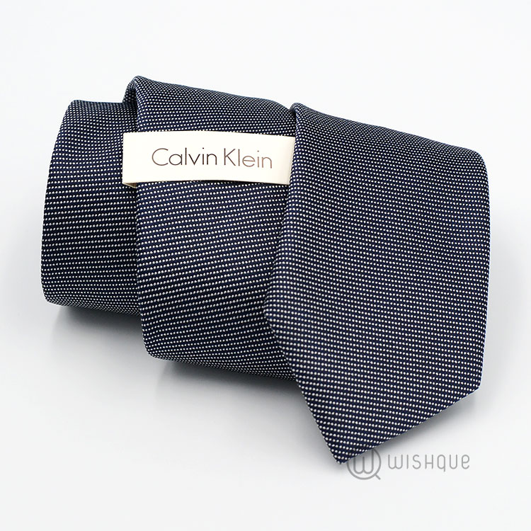 Calvin Klein Men's Business Brown Fine Spot Tie Men's