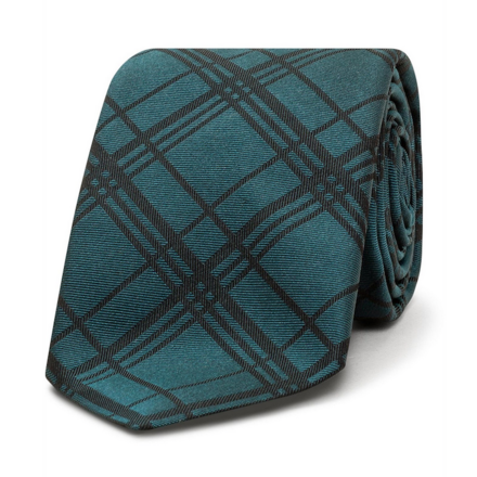 Hugo Boss Men's Business Dark Green Tartan Tie