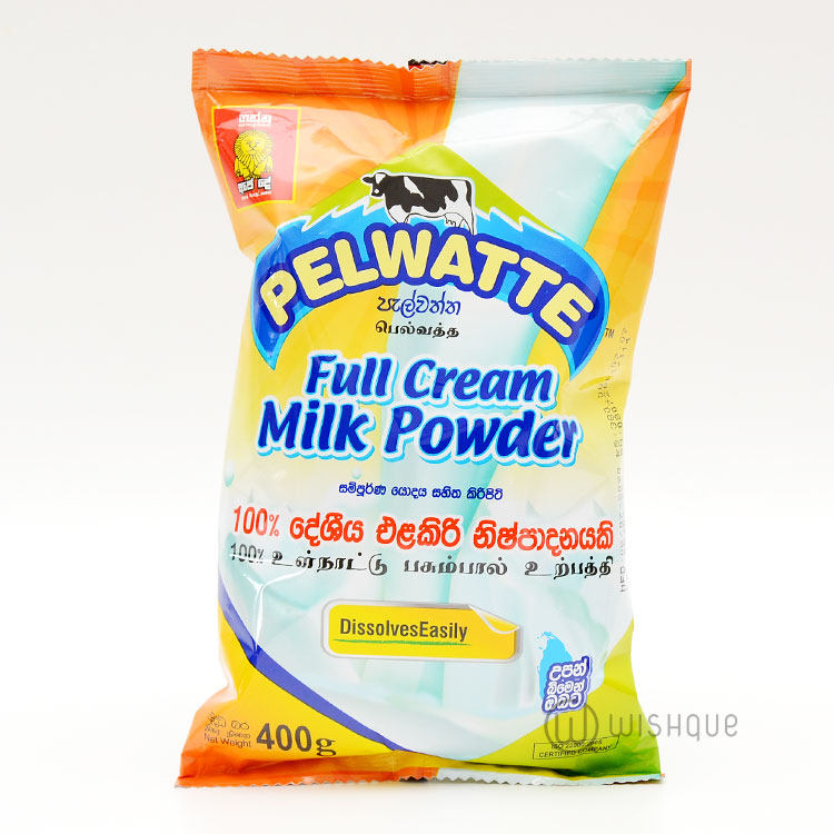 Pelawatte Full Cream Milk Powder 400g Pouch Wishque Sri Lanka's