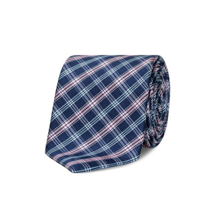 Van Heusen New York Men's Business Blue Check Tie