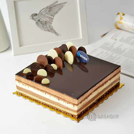 Triple Chocolate Lindt Mousse Cake