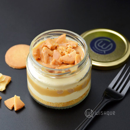Salted Caramel Cheesecake Jar
