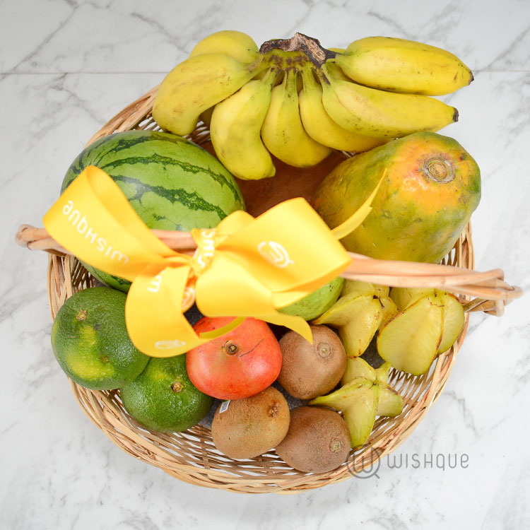 All Natural Diabetic Friendly Fruit Basket Wishque Sri Lanka's