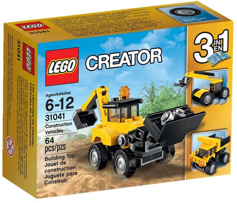 LEGO Creator Construction Vehicles 3 in 1 Wishque Sri Lanka's