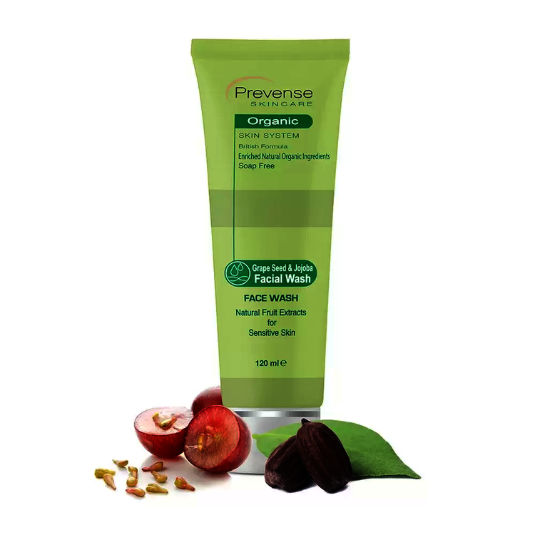 Prevense Grape Seed & Jojoba Facial Wash For Sensitive Skin Wishque