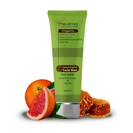 Prevense Honey & Grape Fruit Facial Wash For Oily Skin 120ml