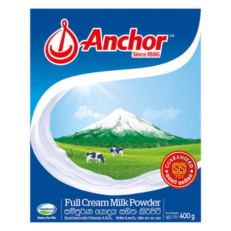Anchor Full Cream Milk Powder 400g Wishque Sri Lanka's Premium