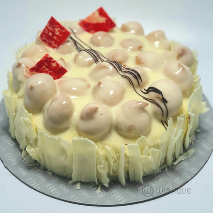White Chocolate Profiterole Cake