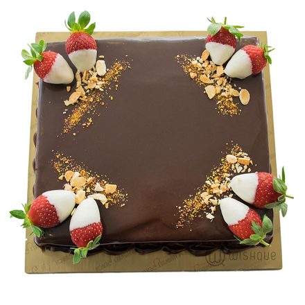 Dark & White Chocolate Layer Gateaux