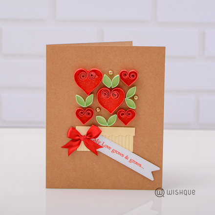 My Love Grows & Grows Greeting Card