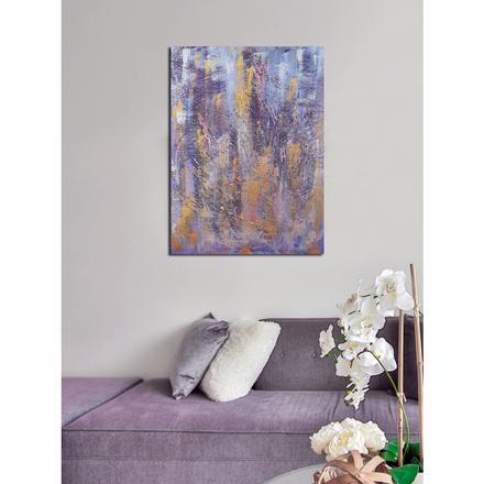 Unseen Thoughts Hand-Painted Abstract Wall Art