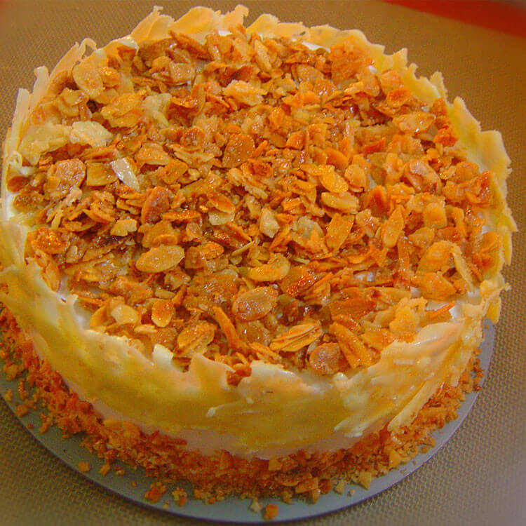 Almond & White Chocolate Cake Wishque Sri Lanka's Premium Online
