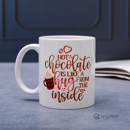 Hot Chocolate Themed Printed Mug