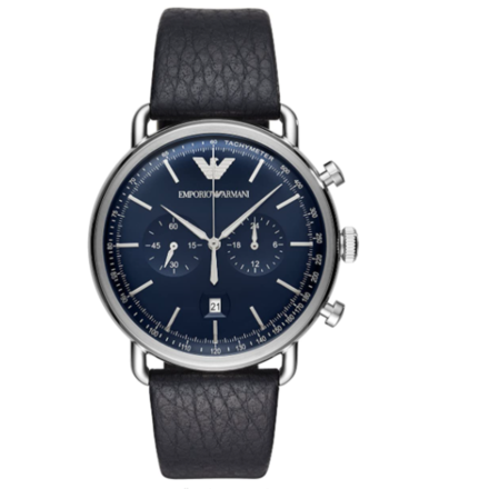 Emporio Armani Men's AR11105 Chronograph Quartz Blue Watch