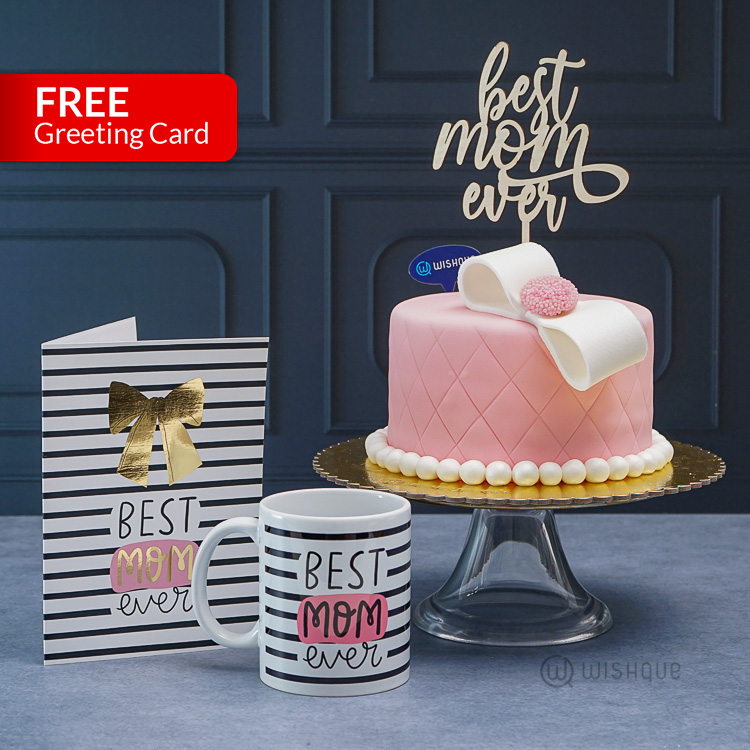Best Mom Ever Cake And Mug Gift Set Wishque Sri Lanka's Premium