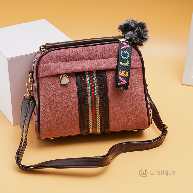 Mini Light Pink Messenger Shoulder Bag Wishque Sri Lanka's Premium