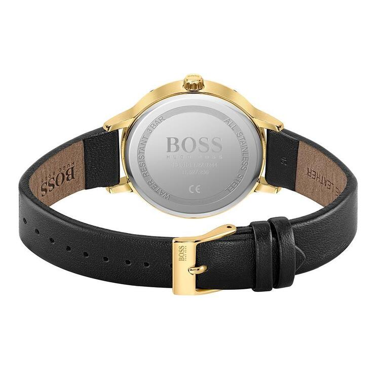 Hugo Boss Classic Black Leather Women's Watch 1502595