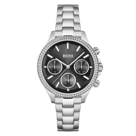 Hugo Boss Silver Steel Women's Multi-function Watch 1502593